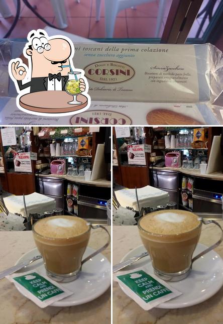 Estas son las fotografías que muestran bebida y comida en Caffè Rolando