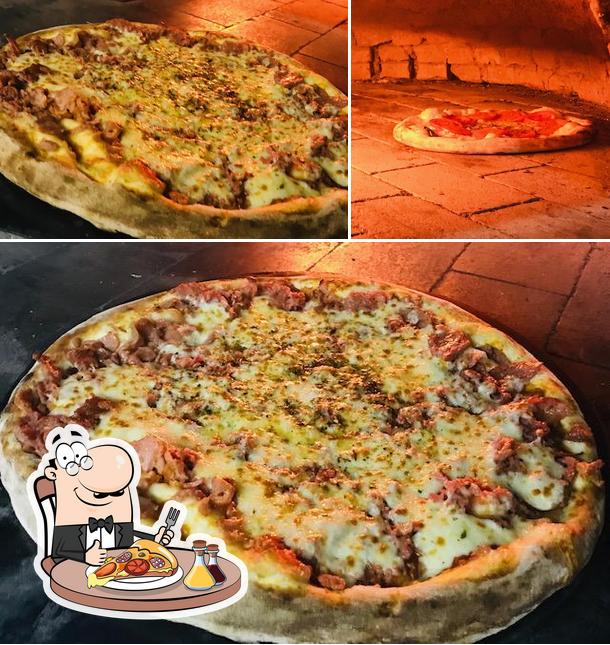 Consiga pizza no Pizzaria San Remo