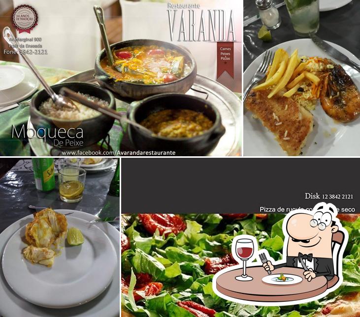 Блюда в "Varandas da Enseada Restaurante e Pizzaria"