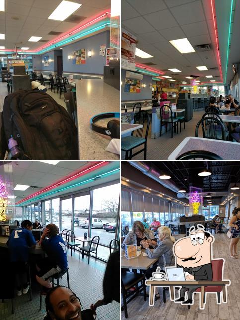 Check out how Anderson's Frozen Custard looks inside