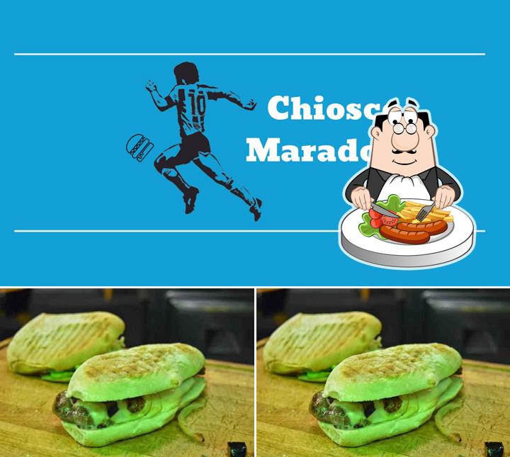 Food at Chiosco Maradona