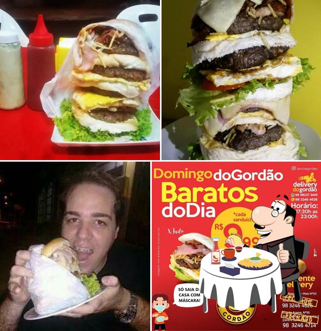 Hambúrguer em Lanche Do Gordão