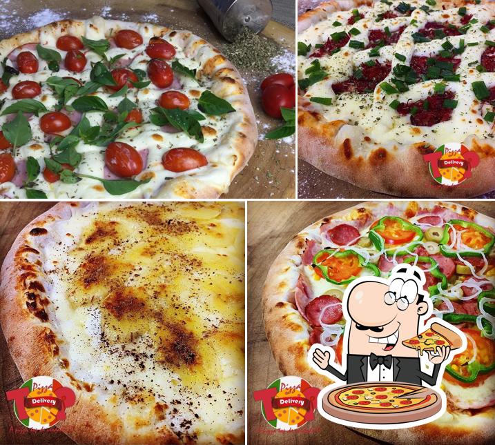 Consiga pizza no Pizza Top Delivery