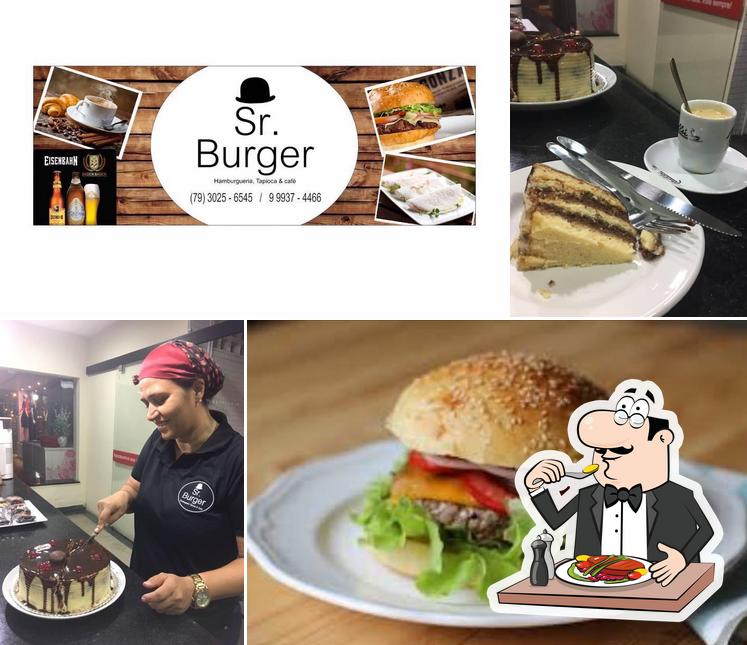 Comida em Sr. Burger