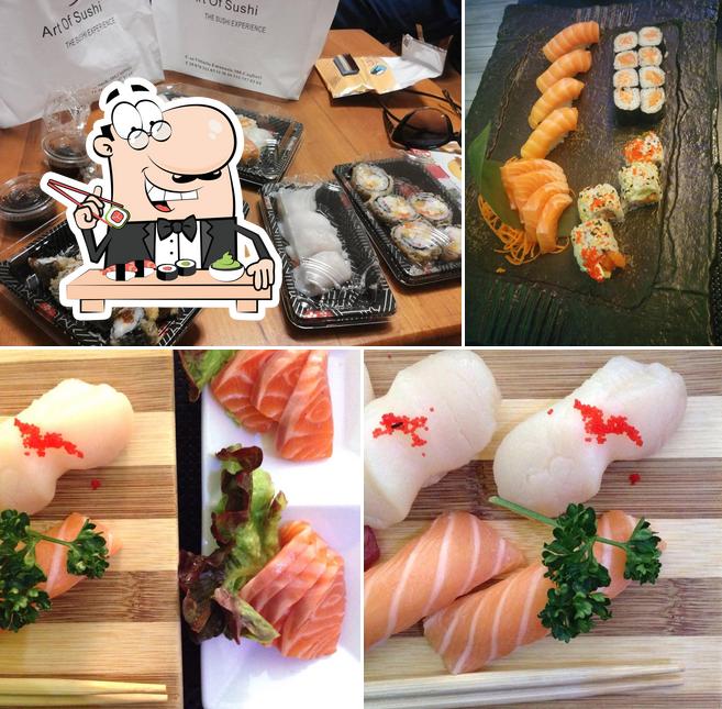 Les sushi sont offerts par Art Of Sushi Srl