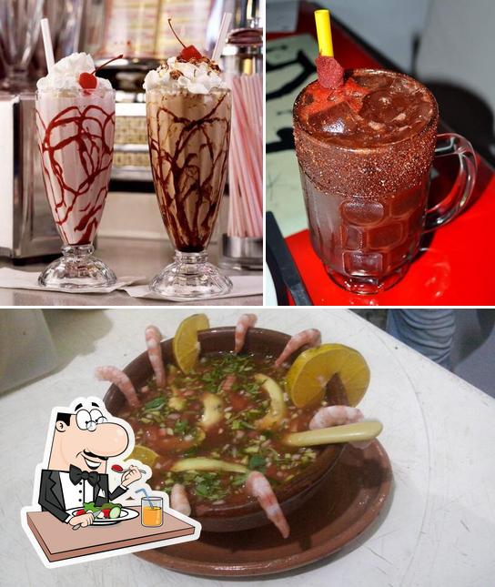 Estas son las imágenes donde puedes ver comida y bebida en Mariscos Cuauhtémoc