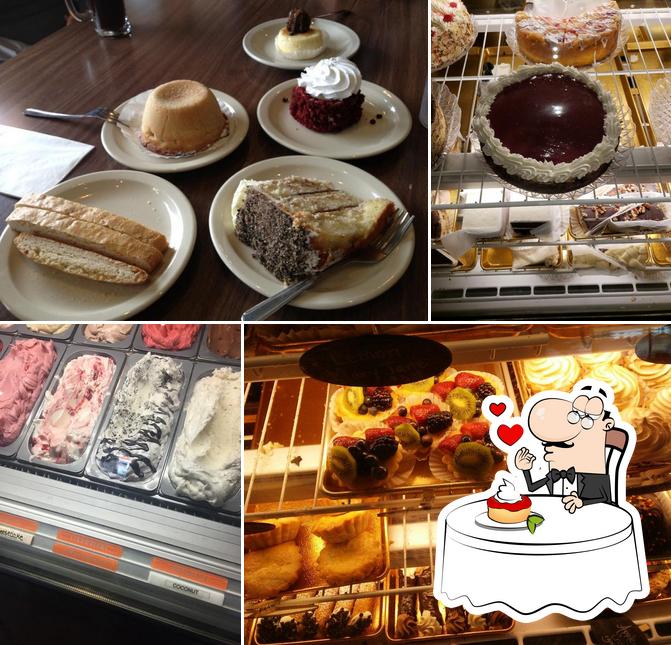 Biscotti Cafe & Pastry Shop serves a variety of sweet dishes