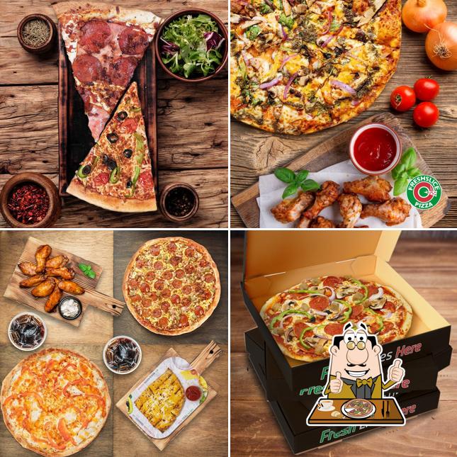 Pide diferentes formatos de pizza