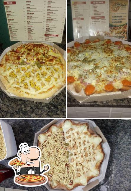 Experimente pizza no Vitória Pizzaria Delivery