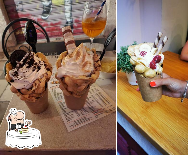 Bob Rock's - Bubble Waffle & Bubble Tea propose une variété de plats sucrés