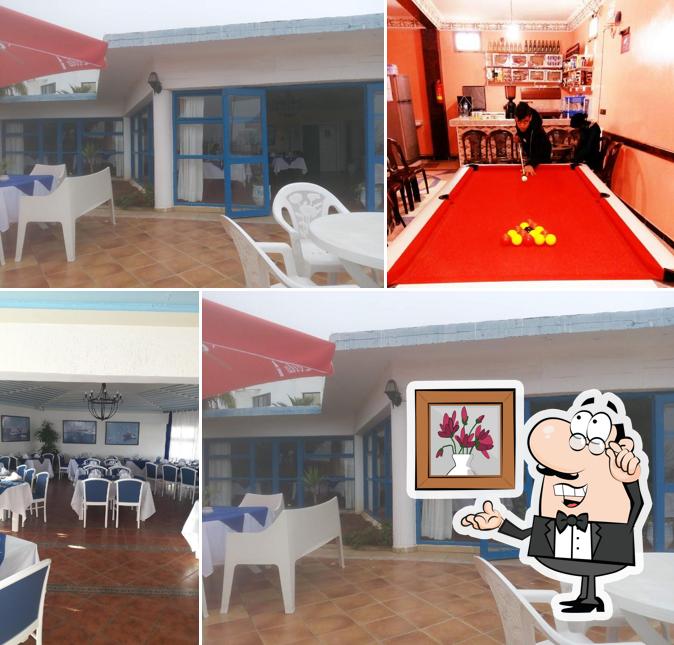 L'intérieur de Restaurant YACHT CLUB, PORT du pêche , ancienne Port du plaisance et de pêche agadir touristiques