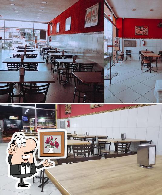 O interior do Mega Esfiha e Pizzaria - Ponte Alta