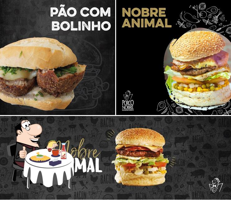 Hambúrguer em Porco Nobre