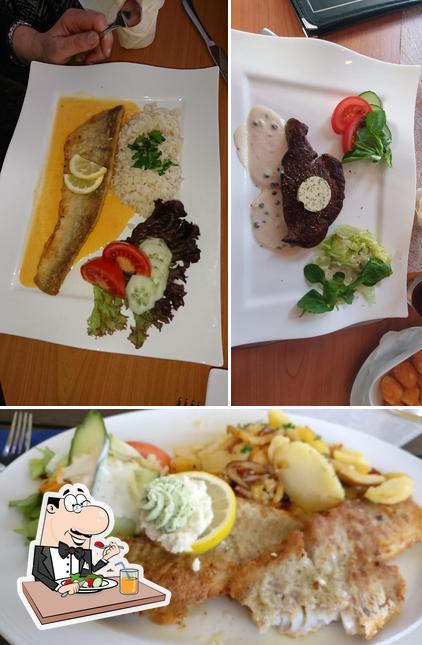 Еда в "Hotel & Restaurant "Am Markt""