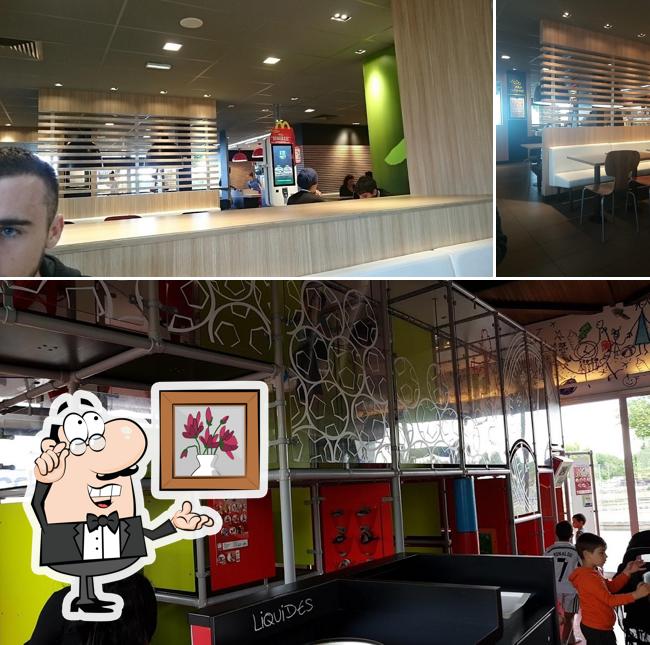 L'intérieur de McDonald's