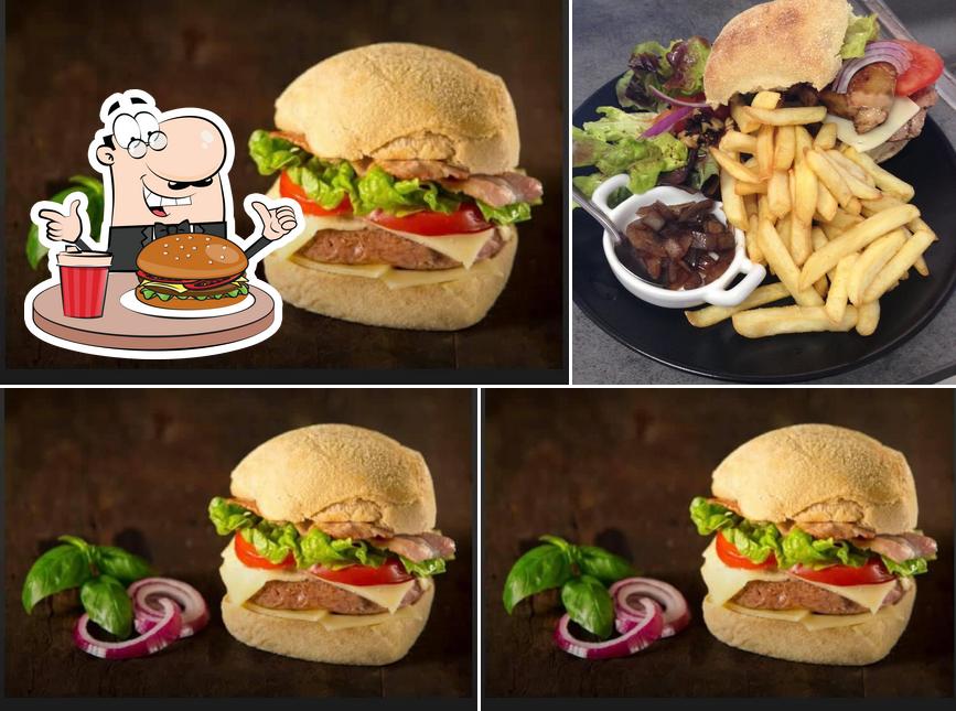 Essayez un hamburger à Restaurant Tartines Et Compagnie