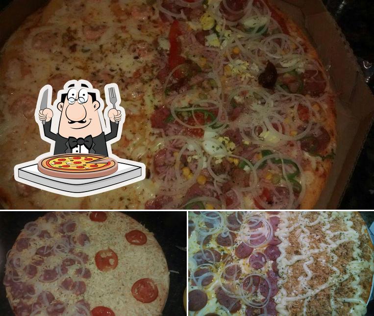 Peça diversos variedades de pizza