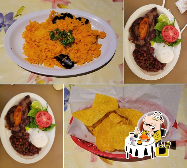 Meals at 100 Plus Latino Restaurant