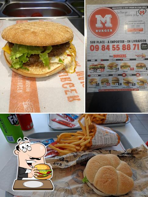 Essayez un hamburger à M-Burger