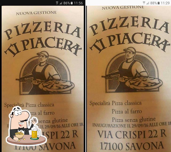 Puoi ordinare un rinfrescante bicchiere di birra chiara o scura