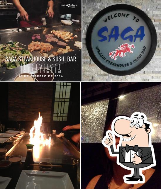 Это снимок ресторана "Saga Hibachi Steakhouse & Sushi"