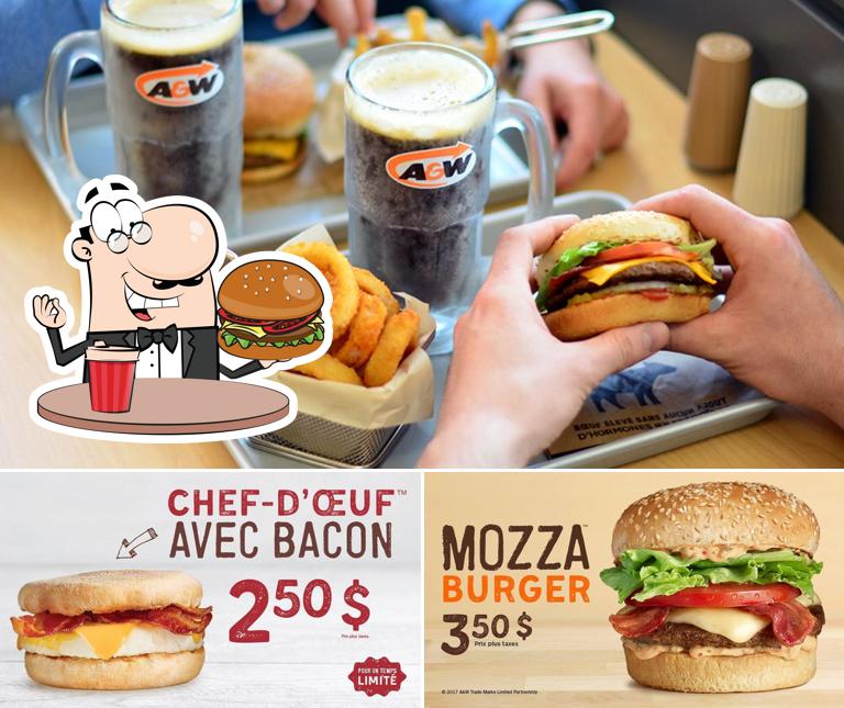 Faites-vous plaisir avec un hamburger à A&W Canada