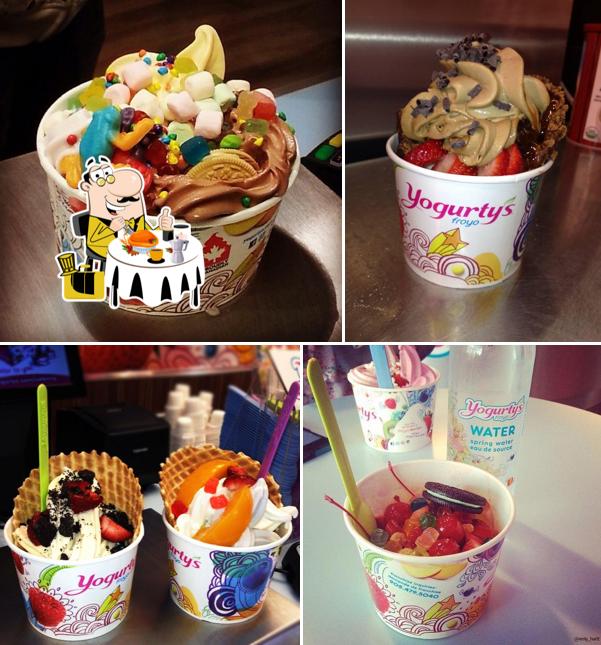 Comida en Yogurty's Froyo