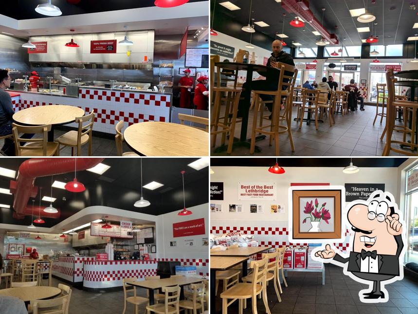 L'intérieur de Five Guys