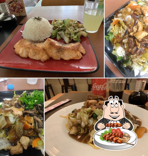 Food at Ikioi Restaurante Japonês