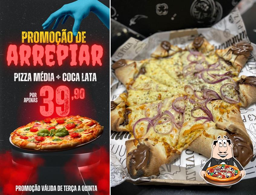 Escolha diversos estilos de pizza