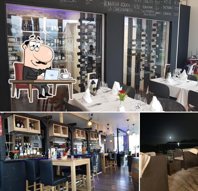 Découvrez l'intérieur de La Terrasse du Port, restaurant bar à vin