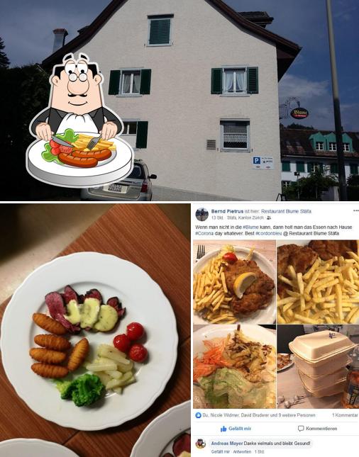 Restaurant Blume wird durch lebensmittel und innere unterschieden