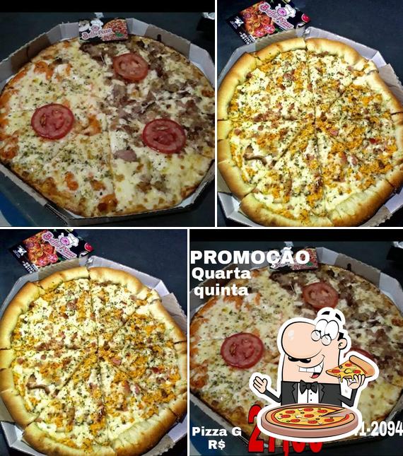 Experimente diversos tipos de pizza