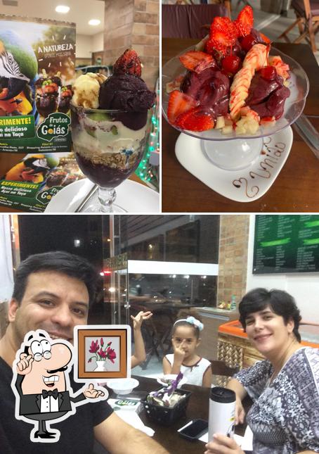 The photo of Frutos de Goiás’s interior and food