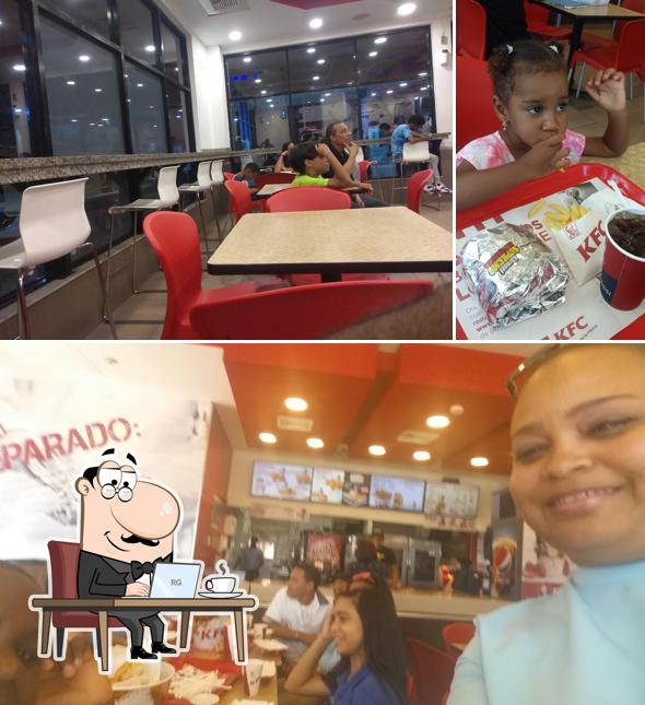 The interior of KFC - Sabana Larga