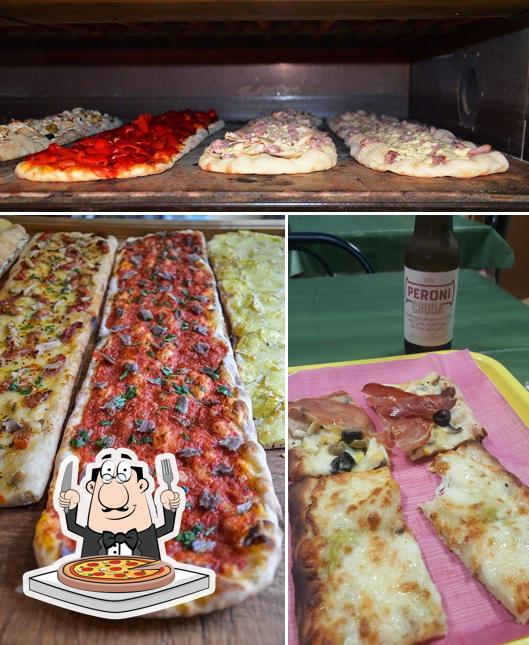 Probiert eine Pizza bei Pizzeria al taglio L'Orso Yoghi