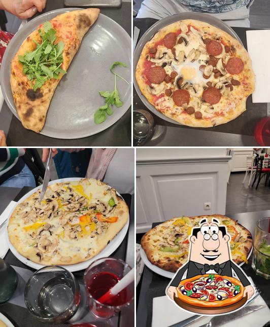 Choisissez des pizzas à Villa de Vinci