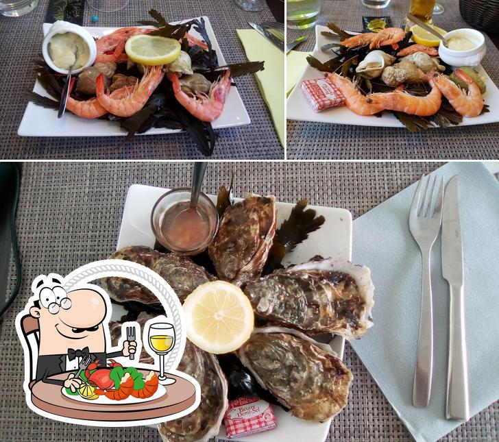 Попробуйте блюда с морепродуктами в "Le Jardin de Noirmoutier - Bar PMU/Restaurant"