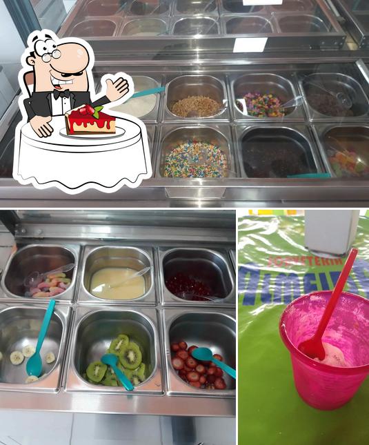 Sorveteria Almeida serve uma variedade de pratos doces