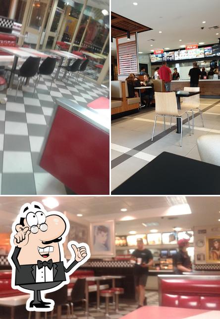 The interior of Hungry Jack's Burgers Kalgoorlie