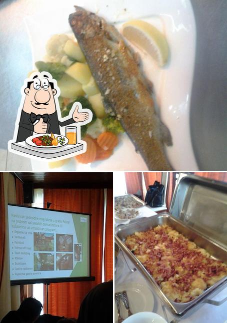 Dai un’occhiata alla foto che mostra la cibo e interni di Krčma Gavran Pozega