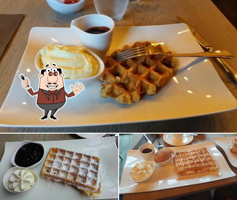 Plats à House of waffles