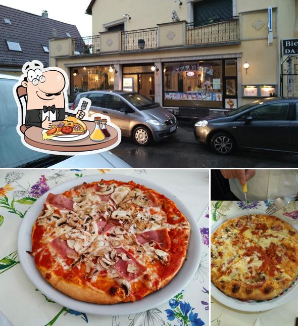 Pick pizza at Da Giorgio