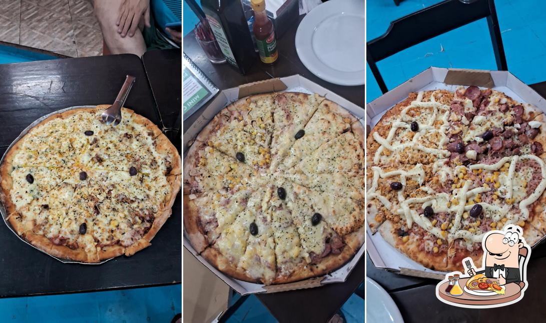 Peça diferentes estilos de pizza