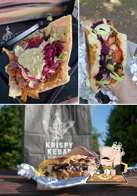 Essen im Krispy Kebab Minden