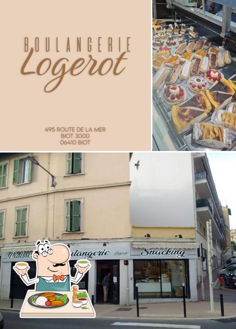 Voici la photo indiquant la nourriture et extérieur sur Boulangerie Logerot