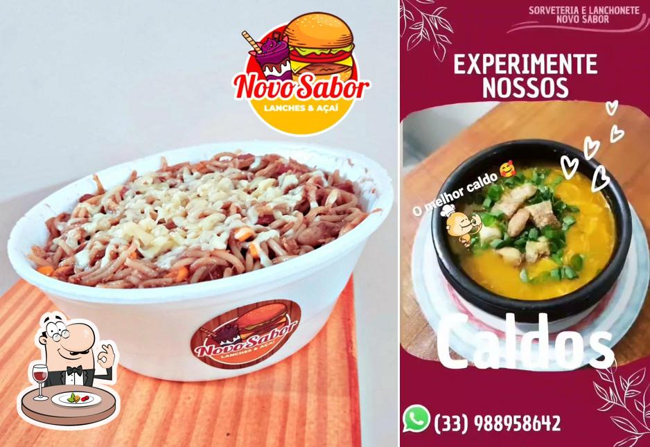 Comida em Novo Sabor Lanches & Açaí