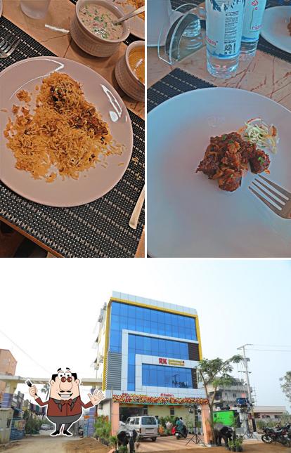 The picture of RK Restaurant & Banquet Hall’s food and exterior