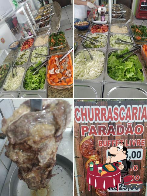 Churrascaria Paradão provê uma gama de pratos doces