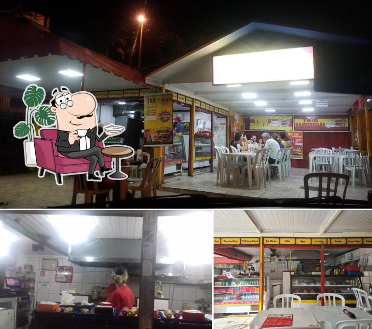 O interior do Master Burger